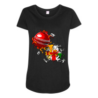 England And Wales Cricket Maternity Scoop Neck T-shirt | Artistshot