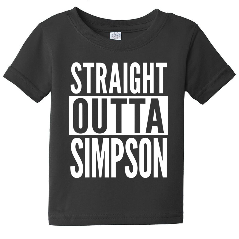 Simpson Straight Outta College University Alumni Baby Tee by cekiccachevc | Artistshot