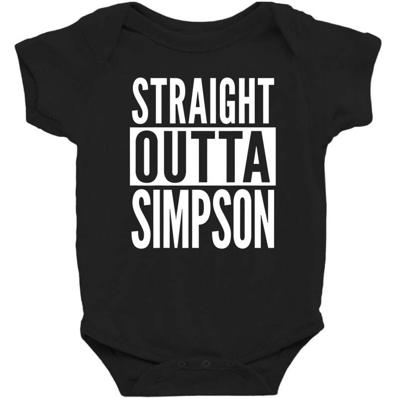 Simpson Straight Outta College University Alumni Baby Bodysuit by cekiccachevc | Artistshot