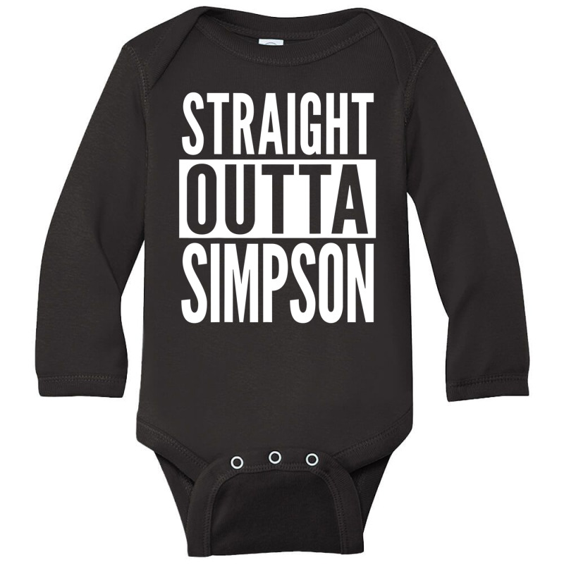 Simpson Straight Outta College University Alumni Long Sleeve Baby Bodysuit by cekiccachevc | Artistshot