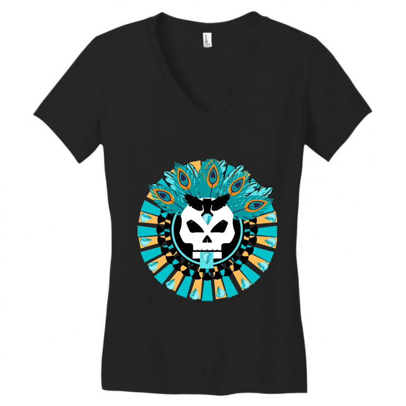 Death Disk Revived Women's V-Neck T-Shirt by Mary Hatton | Artistshot