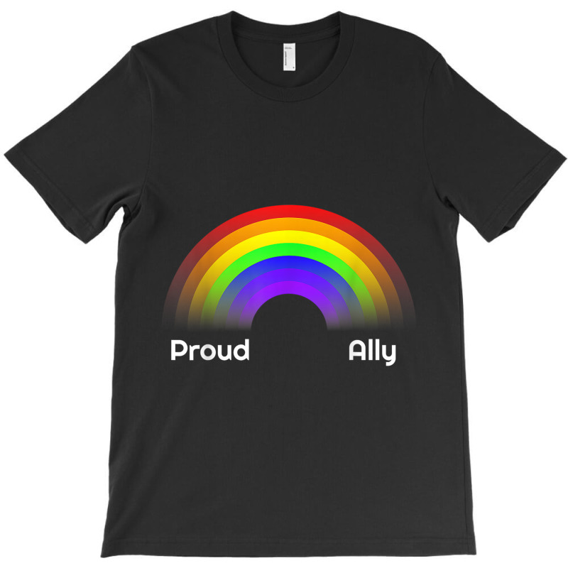 Proud Ally Rainbow Lgbt Gay Pride Day Month Parade T-shirt | Artistshot