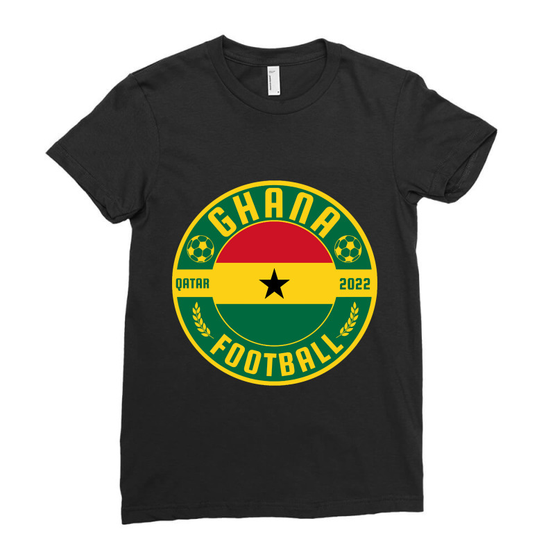 Ghana Football-wktct Ladies Fitted T-Shirt by Brink Beaulah | Artistshot