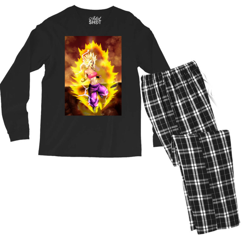 Caulifla Dragom Ball Super-hkowm Men's Long Sleeve Pajama Set by Box Bingham | Artistshot