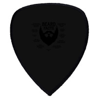 Beard Facts (black) Shield S Patch | Artistshot