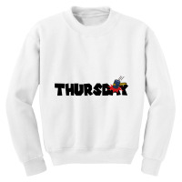 Thursday Text Youth Sweatshirt | Artistshot