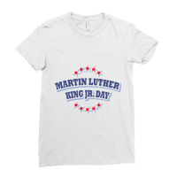 Martin Luther King Jr Day Ladies Fitted T-shirt | Artistshot