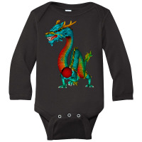 Colorful Chinese Dragon-bzxqh Long Sleeve Baby Bodysuit | Artistshot