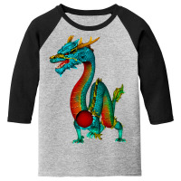 Colorful Chinese Dragon-bzxqh Youth 3/4 Sleeve | Artistshot