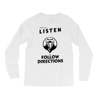 Does Not Listen Or Follow Directions Angry Snake Long Sleeve Shirts | Artistshot