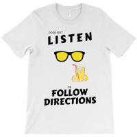 Does Not Listen Or Follow Directions Glasses Lemonade T-shirt | Artistshot