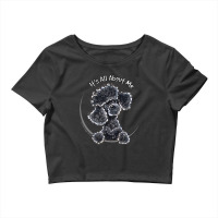 Black Toy Poodle Iaam Crop Top | Artistshot