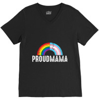 Proudmama Rainbow Lgbt V-neck Tee | Artistshot