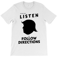 Does Not Listen Or Follow Directions Trump Silhouette Active T-shirt | Artistshot