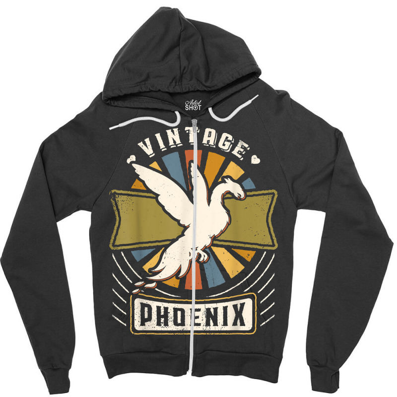 Phoenix Bird Vintage Classic Retro Love T Shirt Zipper Hoodie | Artistshot