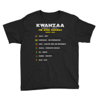 Seven Principles Of Kwanzaa   African American Celebration Sweatshirt Youth Tee | Artistshot