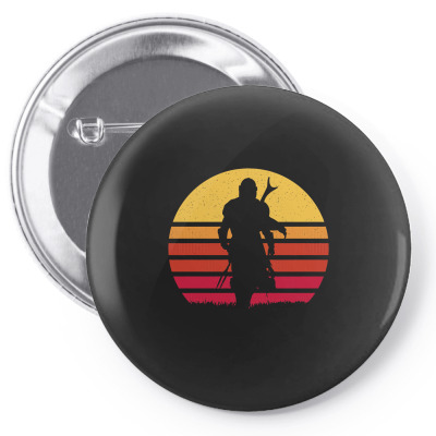 Mando Retro Pin-back Button Designed By Blackstars