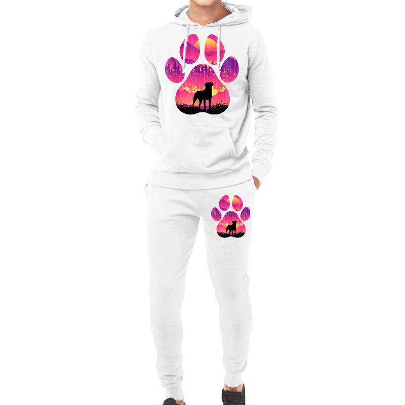 Valley Bulldog Paw Mom Dad Dog Lover Women Men T Shirt Hoodie & Jogger Set | Artistshot