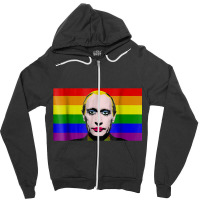 Putin Gay Clown Meme Zipper Hoodie | Artistshot