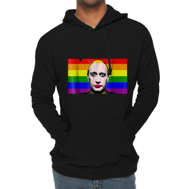 Putin Gay Clown Meme Lightweight Hoodie | Artistshot