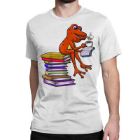 Reading Books Avid Reader Bibliophile Novel Tadpole Coffee T Shirt Classic T-shirt | Artistshot