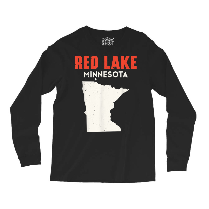 Red Lake Minnesota Usa State America Travel Minnesotan T Shirt Long Sleeve Shirts | Artistshot