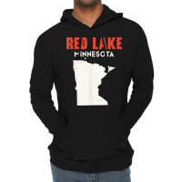 Red Lake Minnesota Usa State America Travel Minnesotan T Shirt Lightweight Hoodie | Artistshot