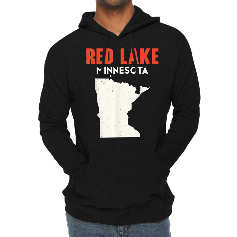 Red Lake Minnesota Usa State America Travel Minnesotan T Shirt Lightweight Hoodie | Artistshot