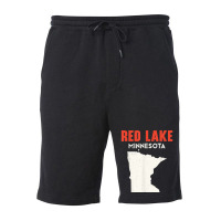 Red Lake Minnesota Usa State America Travel Minnesotan T Shirt Fleece Short | Artistshot