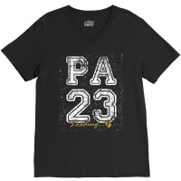 Vintage Pa Est 2023 Loading Funny New Pa T Shirt V-neck Tee | Artistshot