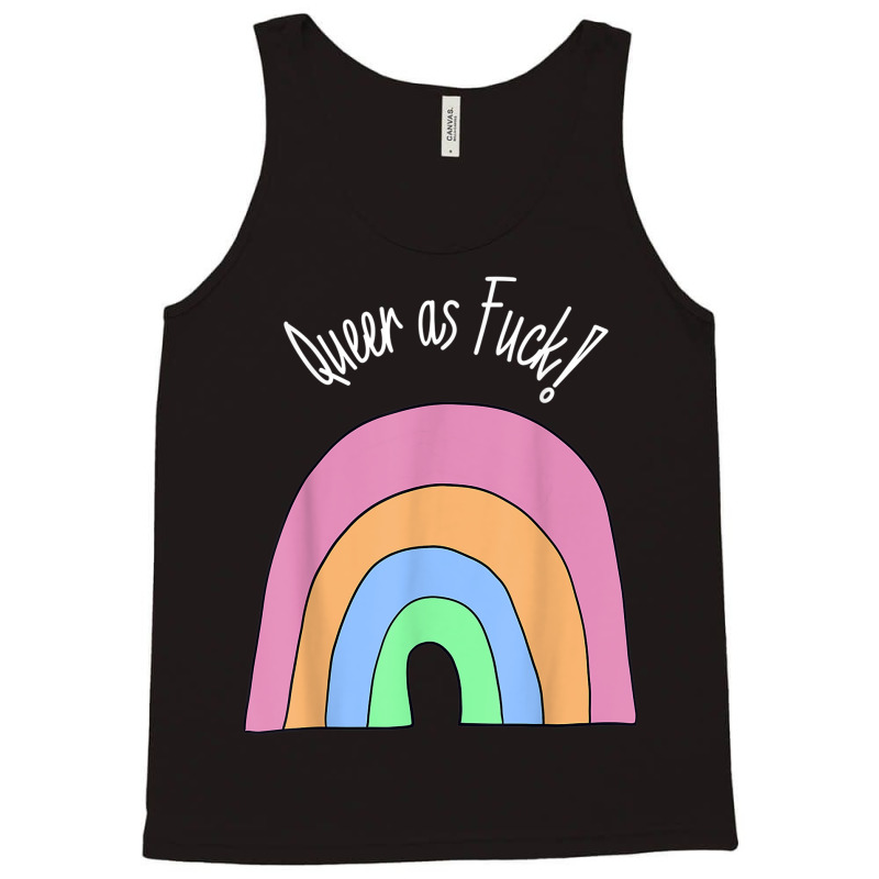 Queer As Fuck Queer Af Lgbtq Funny Pride Tank Top | Artistshot