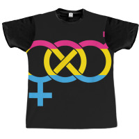 Queer Pansexual Symbol Lgbtq Lgbt Pride Parade Rainbow Shirt Graphic T-shirt | Artistshot