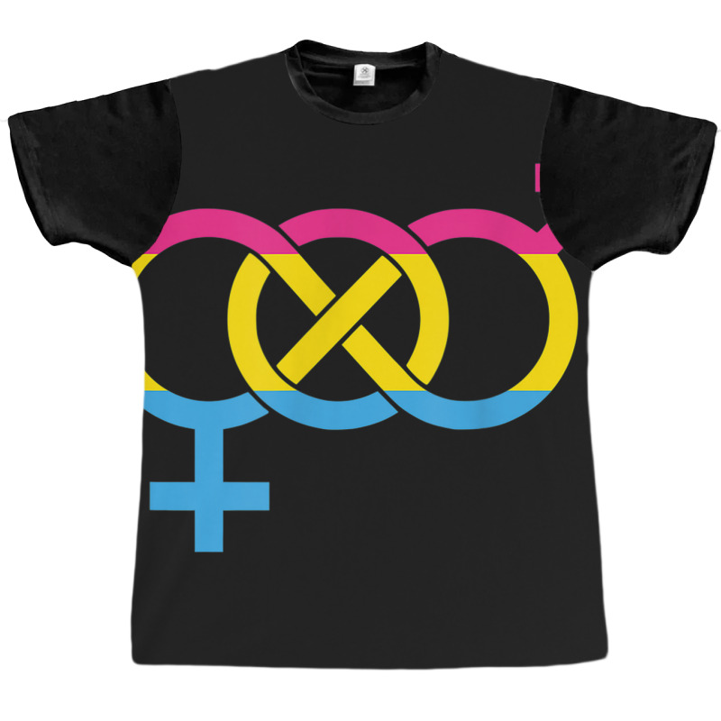 Queer Pansexual Symbol Lgbtq Lgbt Pride Parade Rainbow Shirt Graphic T-shirt | Artistshot