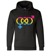 Queer Pansexual Symbol Lgbtq Lgbt Pride Parade Rainbow Shirt Champion Hoodie | Artistshot