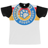 Retro Border Terrier Doggo Daddy 80s Vintage Dog Dad T Shirt Graphic T-shirt | Artistshot