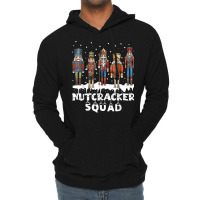 Retro Nutcracker Squad Ballet Dance Matching Family Xmas Pjs T Shirt Lightweight Hoodie | Artistshot