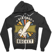 Rocket Vintage Classic Retro Love T Shirt Zipper Hoodie | Artistshot