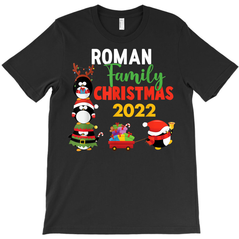 Roman Family Name Gift   Roman Family Christmas T Shirt T-shirt | Artistshot