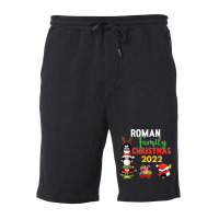 Roman Family Name Gift   Roman Family Christmas T Shirt Fleece Short | Artistshot