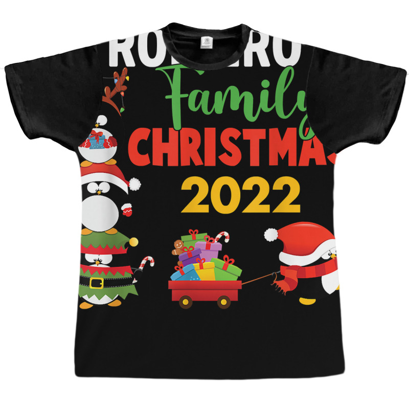 Romero Family Name Gift   Romero Family Christmas T Shirt Graphic T-shirt | Artistshot