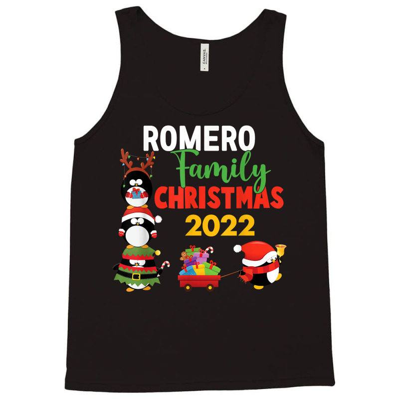 Romero Family Name Gift   Romero Family Christmas T Shirt Tank Top | Artistshot