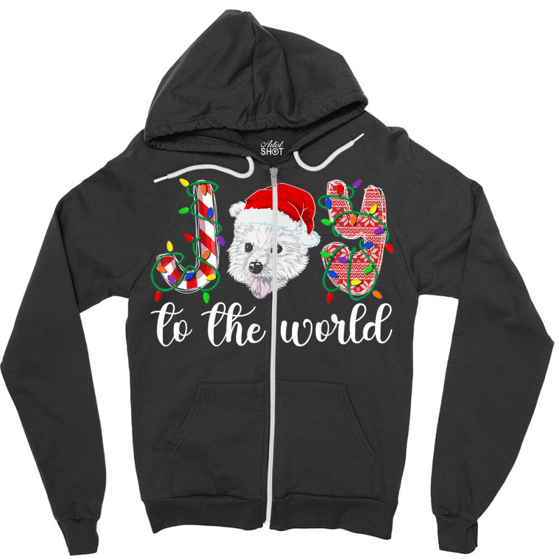 Westie Christmas West Highland White Terrier Xmas Party T Shirt Zipper Hoodie | Artistshot