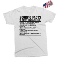 Scorpio Facts Shirt Funny Scorpio Birthday Zodiac Humor T Shirt Exclusive T-shirt | Artistshot