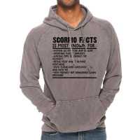 Scorpio Facts Shirt Funny Scorpio Birthday Zodiac Humor T Shirt Vintage Hoodie | Artistshot