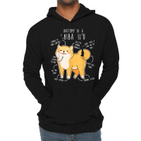 Shiba Inu Dog Anatomy, Funny Pet Red Shibe Mom Cute Doge Dad T Shirt Lightweight Hoodie | Artistshot