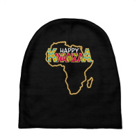 Kwanzaa Africa Map 7 Principles Celebration Happy Kwanzaa T Shirt Baby Beanies | Artistshot