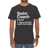 Swim Coach Funny Definition Trainer Gift Design Vintage T-shirt | Artistshot