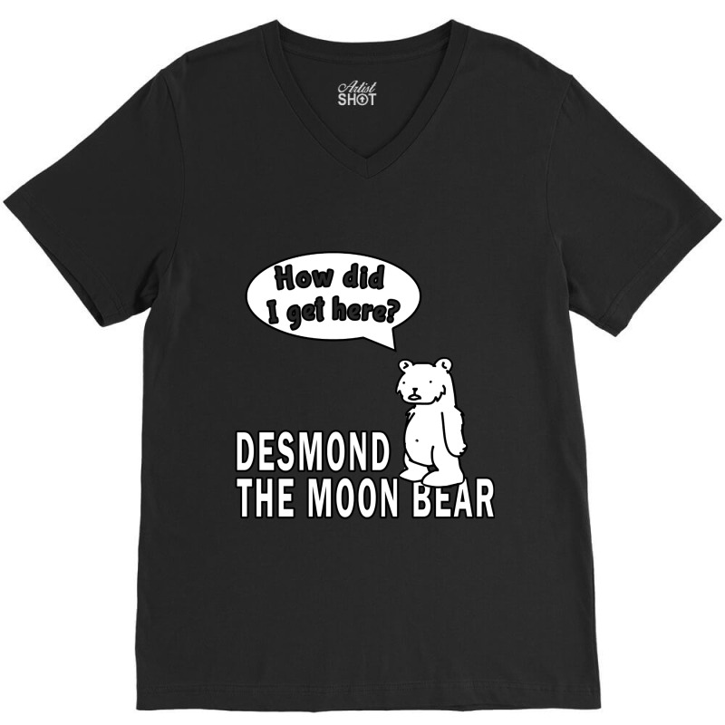 Desmond The Moon Bear V-neck Tee | Artistshot