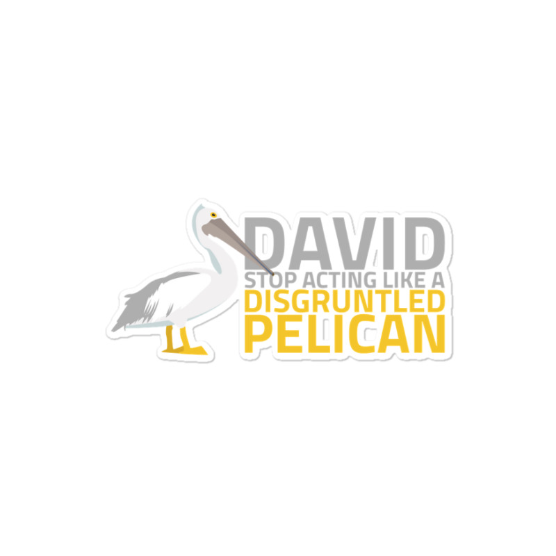 Disgruntled Pelican Sticker | Artistshot