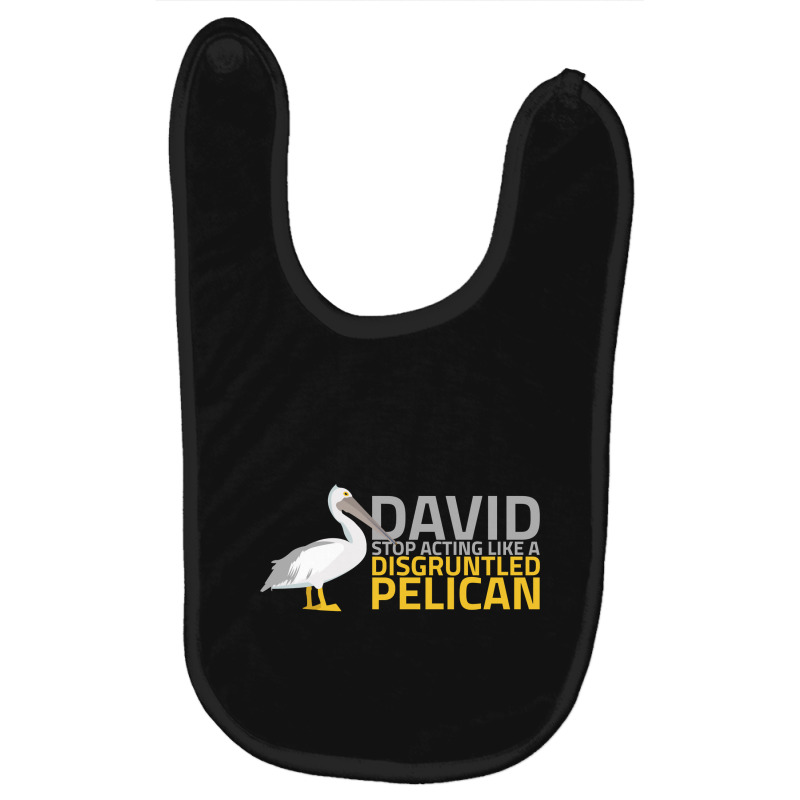 Disgruntled Pelican Baby Bibs | Artistshot